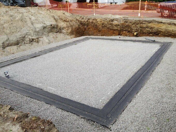 Concrete Footer for Net Zero Home.