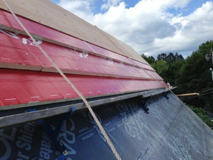 Rigid Roof Insulation for Net Zero Home