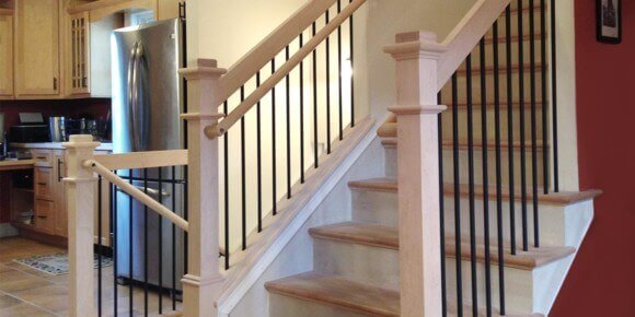 Staircase Remodel in Marlborough, Massachusetts.